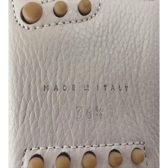 M.Gemi Felize Women’s Driving Loafers Light Blush Pebbled Leather 36.5 US 6-6.5 - Picture 9 of 9